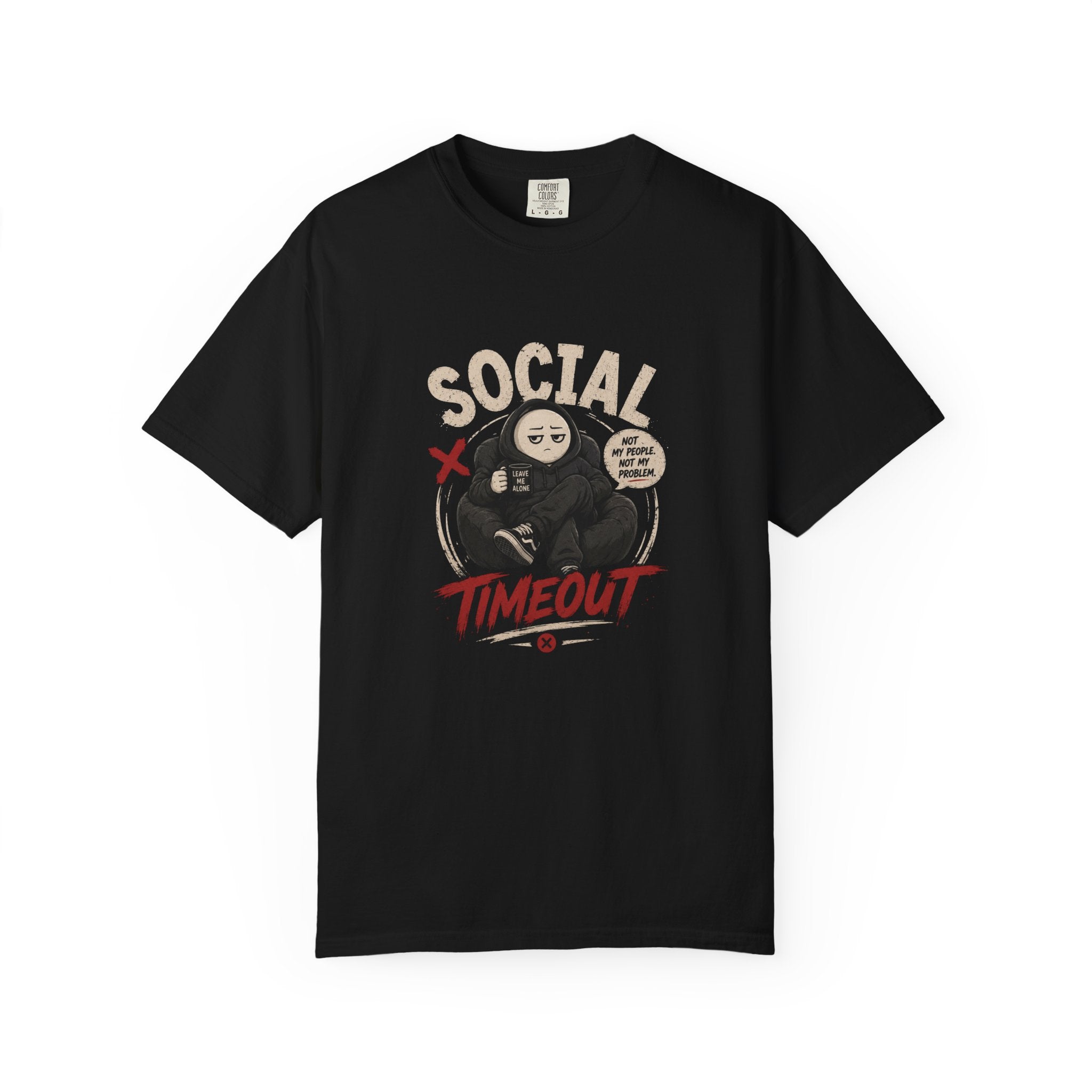 Social Timeout T-Shirt — Introvert Funny Graphic Tee