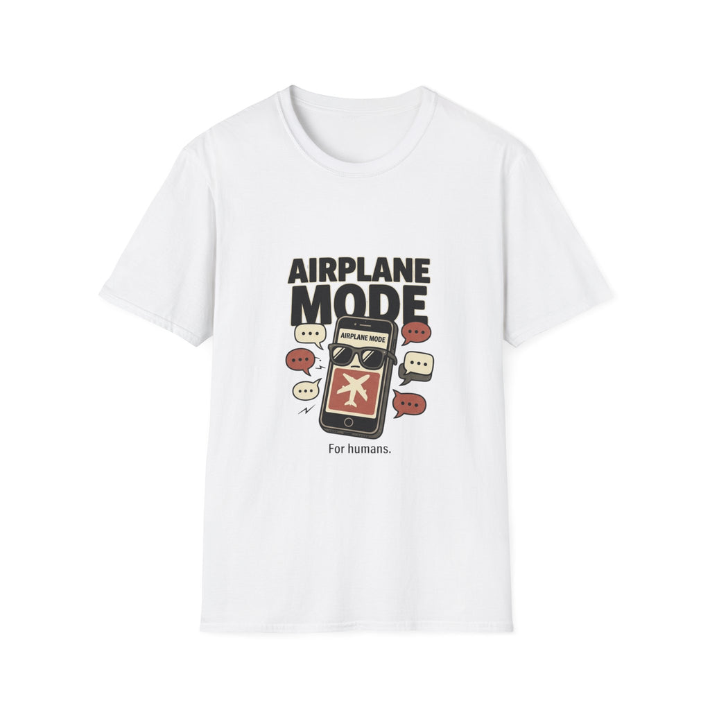 Airplane Mode T-Shirt — Funny Phone Off Graphic Tee