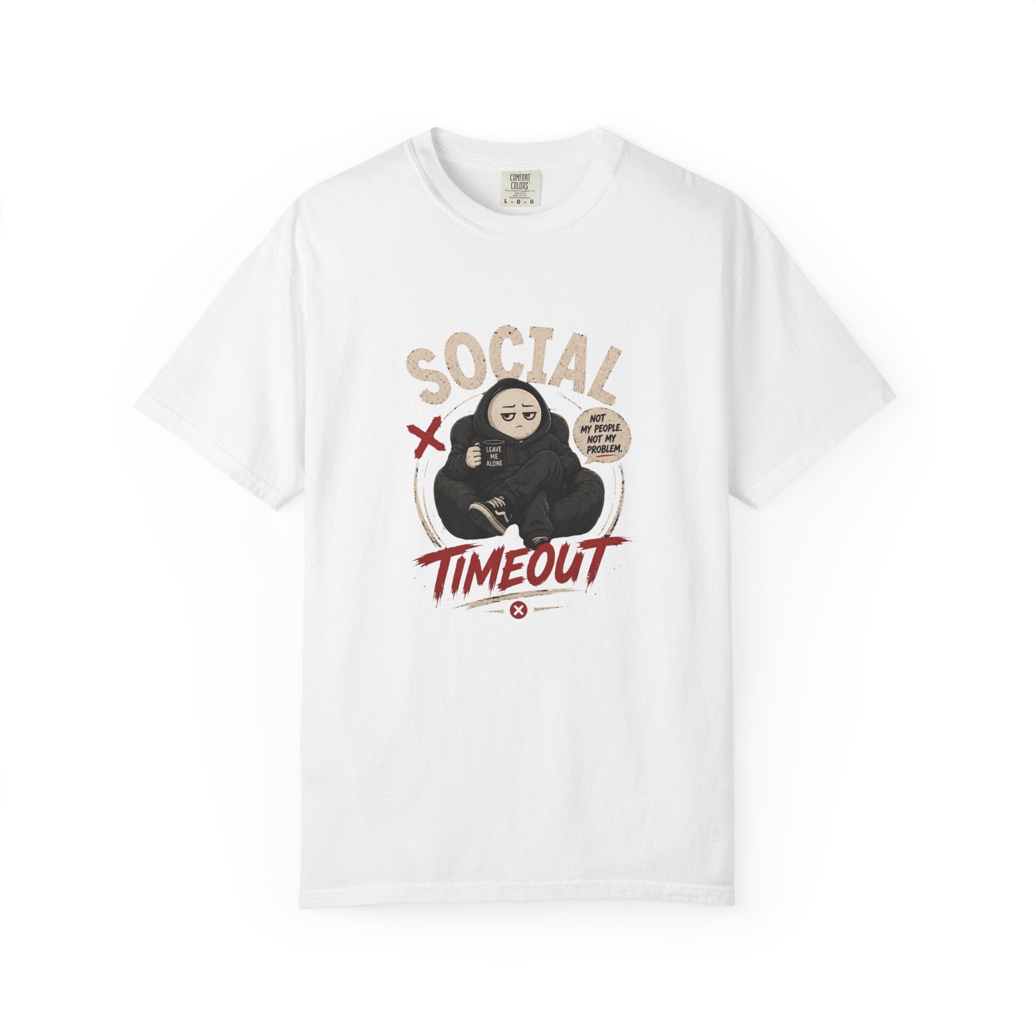 Social Timeout T-Shirt — Introvert Funny Graphic Tee