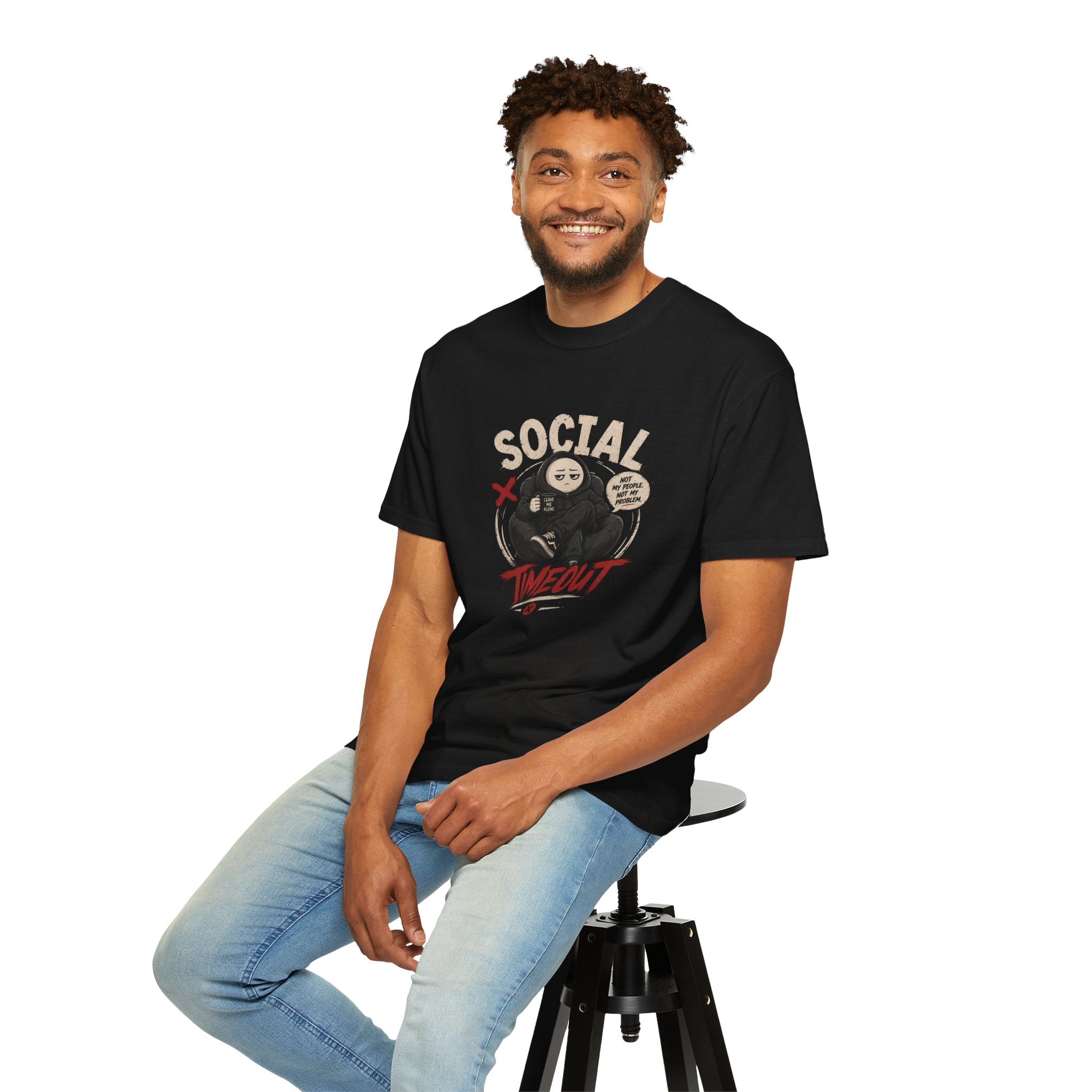 Social Timeout T-Shirt — Introvert Funny Graphic Tee