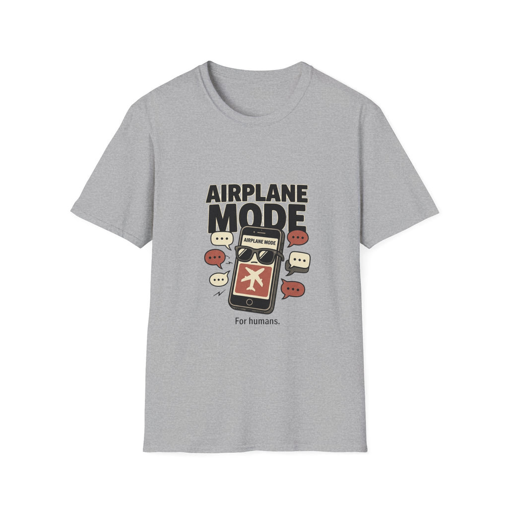 Airplane Mode T-Shirt — Funny Phone Off Graphic Tee
