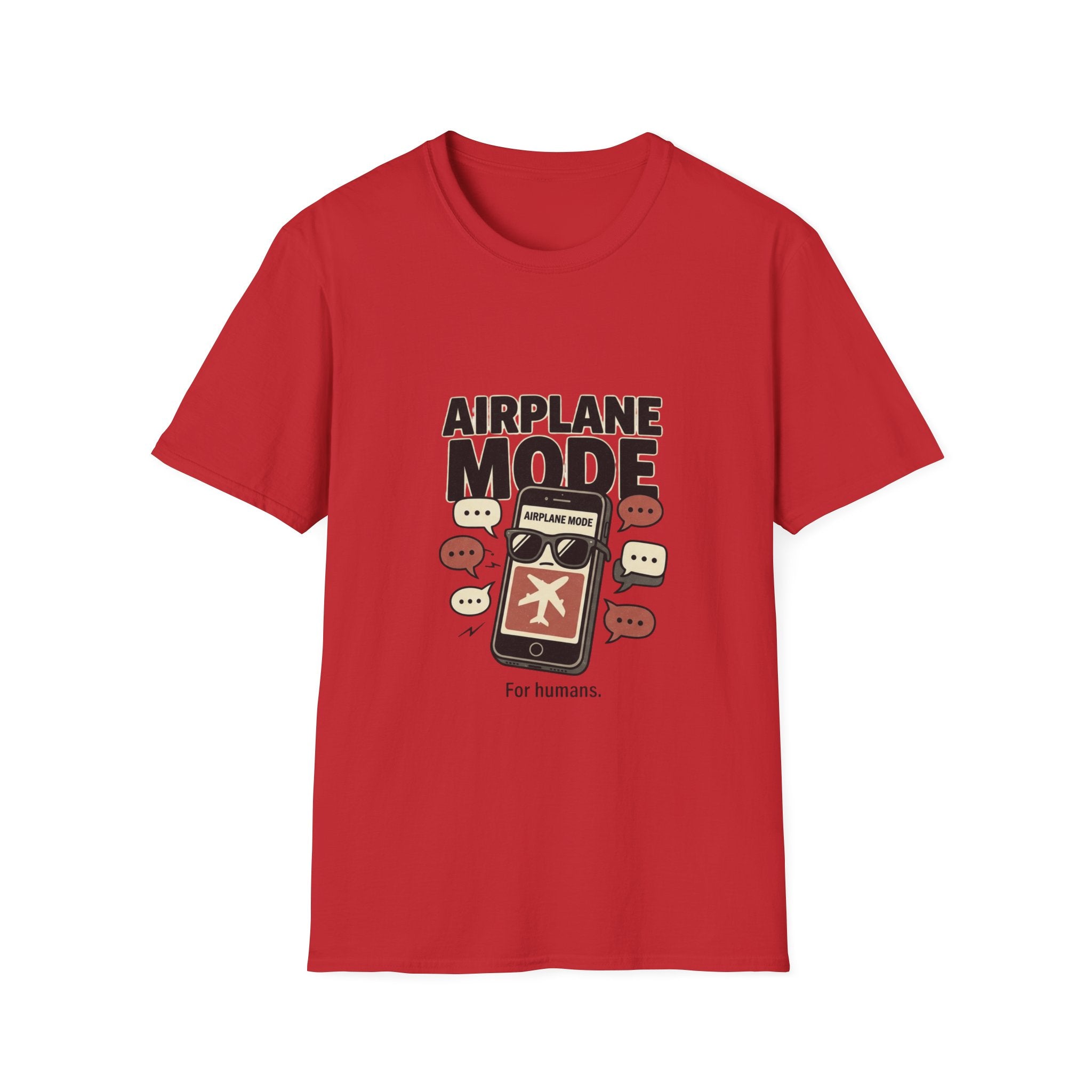 Airplane Mode T-Shirt — Funny Phone Off Graphic Tee