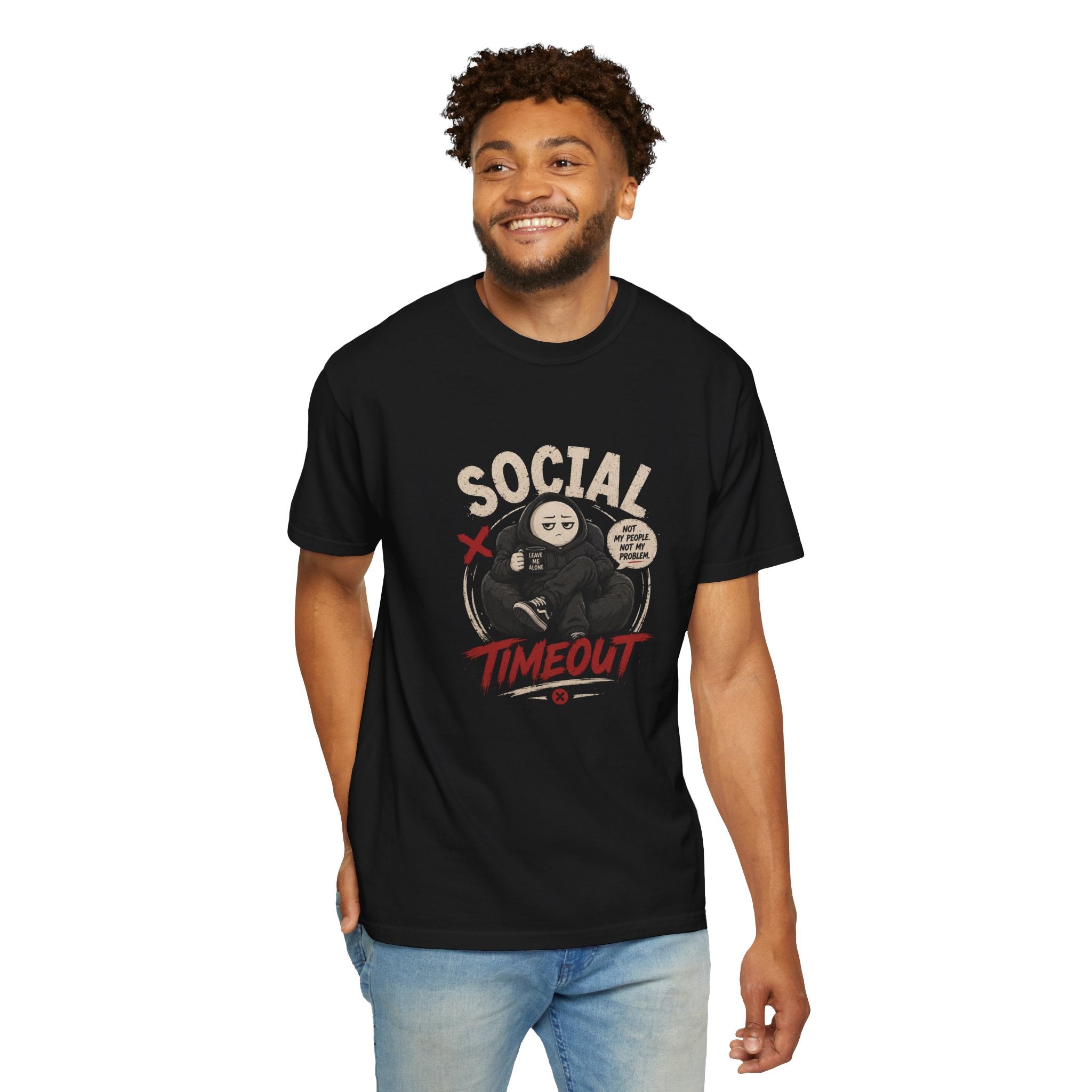 Social Timeout T-Shirt — Introvert Funny Graphic Tee