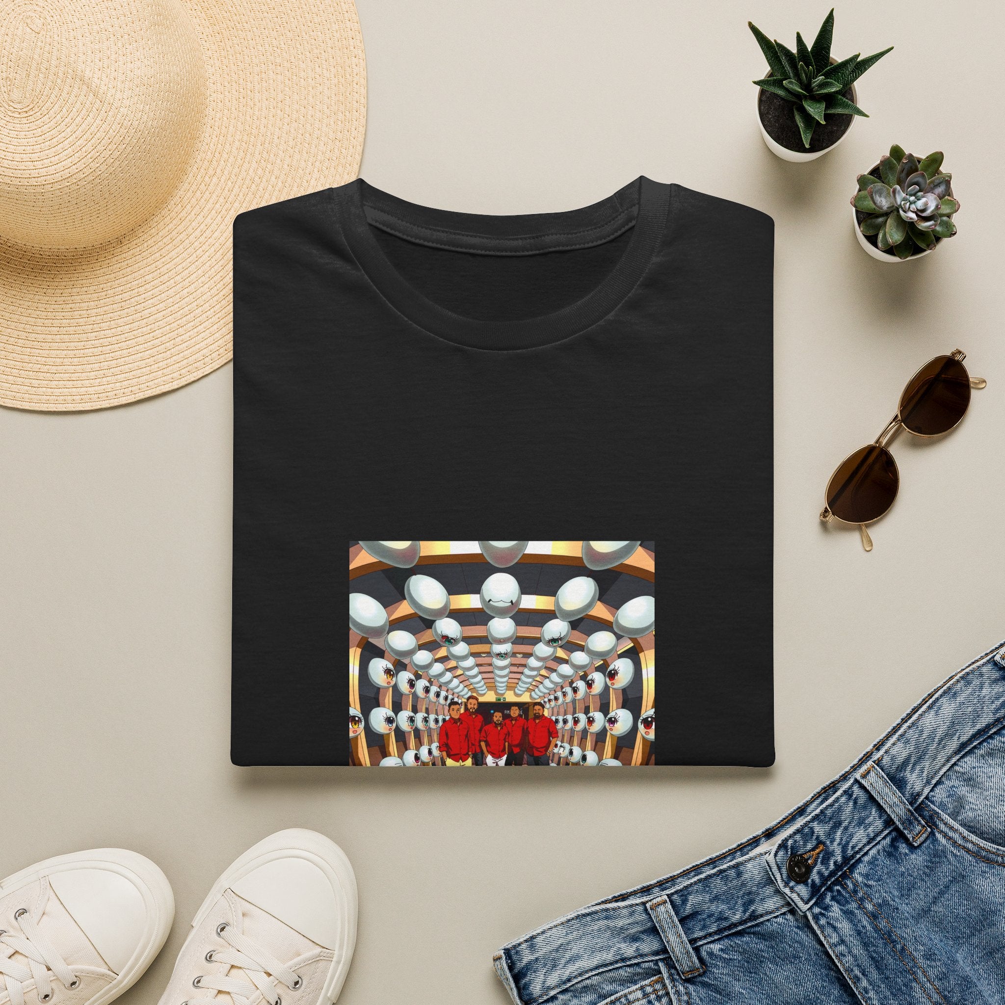Retro Disco Tunnel T‑Shirt — 'Groove' Graphic Vintage Dance Vibe