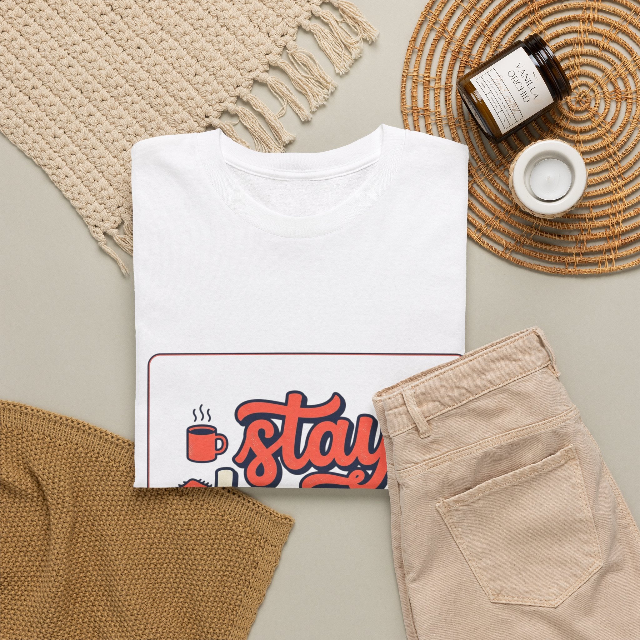"Stay Home Club" T‑Shirt — Cozy Homebody Graphic Tee