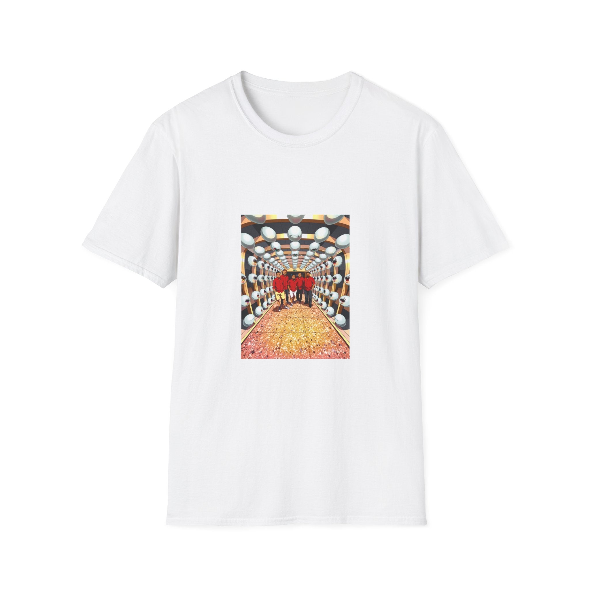 Retro Disco Tunnel T‑Shirt — 'Groove' Graphic Vintage Dance Vibe